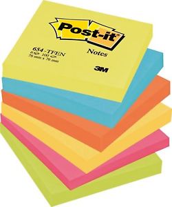 Post - it - Pad 3x3 Colour